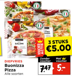  diepvriespizza 3 salami diepvries pizza soorten voucher maggi stuks 