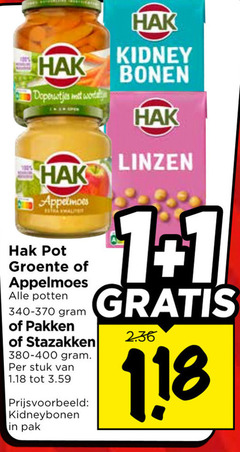  hak groenteconserven bonen appelmoes doperwtjes kidney linzen wall-e pot groente potten pakken stazakken stuk kidneybonen pak 1.1 