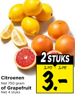  citroenen grapefruits 2 4 750 grapefruit stuks 