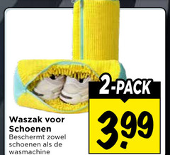  2 waszak schoenen beschermt wasmachine pack 3.99 