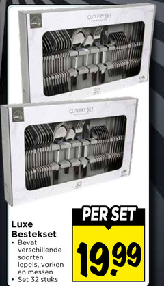  32 cutlery luxe bestekset soorten lepels vorken messen stuks 
