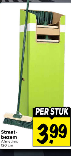  tuinbezem 120 straatborstel bezem cm stuk 3.99 