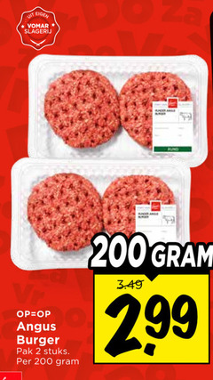  hamburgers 2 200 slagerij angus burger pak stuks 99 