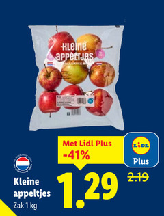  appels 1 kleine hollandse appeltjes zak 