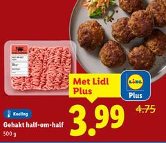  gemengd gehakt 500 varken koeling 3.99 
