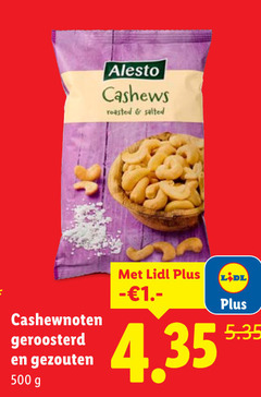  cashewnoten 500 cashews roasted salted geroosterd gezouten 