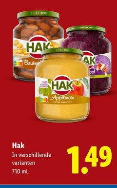  100 1 2 open hak bruin appelmoes ml 