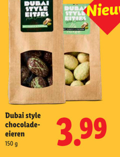  paaseitjes 150 dubai style eitjes chocolade eieren 3.99 