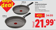  24 28 mega deal cm tefal keramische koekenpan soorten kookplaten inductie vrij 