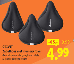 fietszadelhoes crivit zadelhoes memory foam gangbare zadels anti slip 