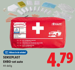  verbanddoos ehboset 44 sensiplast din conforme la don auto verbandtas ehbo delig 