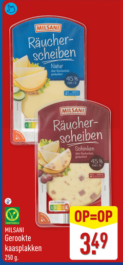  kaasplakken 45 250 milsani natur mild nutri abc schinken co score vegetarisch gerookte 
