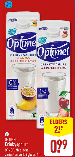  optimel drinkyoghurt 1 3 31 32 64 100 200 219 mango passievrucht planet proof to aardbei kers vet suiker ml meerdere weide l elders 