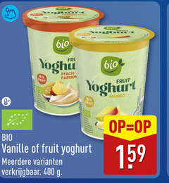  vruchtenyoghurt 15 400 bio yoghurt fruit passion mango vanille meerdere 