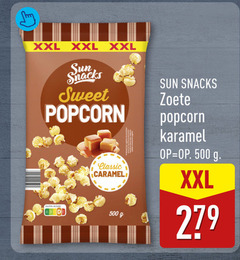  popcorn 279 500 xxl sun snacks sweet zoete classic caramel karamel 