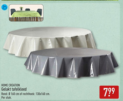  tafelkleed 160 home creation gelakt rond stuk cm rechthoek 