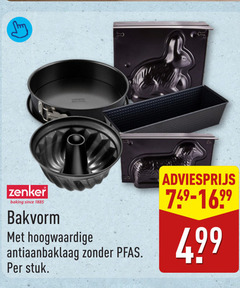  bakvormpjes 1885 zenker baking since bakvorm hoogwaardige antiaanbaklaag stuk 