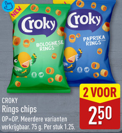  croky chips 2 250 new bolognese rings paprika flavour meerdere stuk 