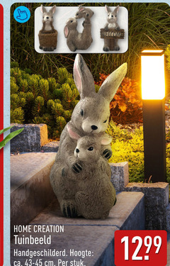  beelden en figuren welcome home creation tuinbeeld handgeschilderd hoogte ca. cm stuk 