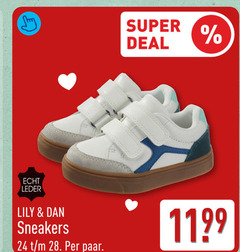  meisjes sneakers jongens 24 super deal leder lily paar 