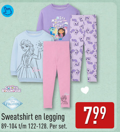  dollhouse time frozen sweatshirt legging 