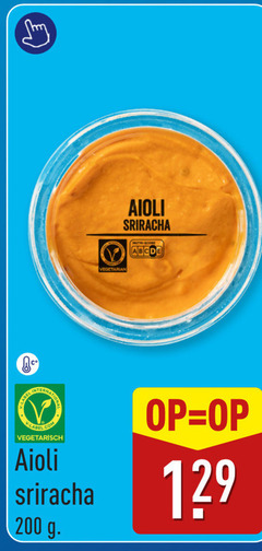  aioli 200 vegetarian label vegetarisch 