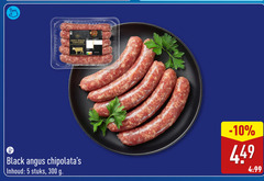 5 300 449 black - angus chipolata inhoud   stuks   g . -10   4.99 