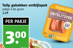  80 tulip gebakken ontbijtspek pakje 30 kilo 