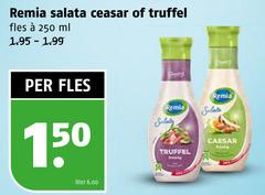  remia dressing 150 250 salata ceasar truffel fles ml liter caesar 