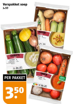 soepgroenten 350 verspakket soep courgette pakket mosterd tomaten 