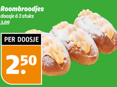  roombroodjes 3 250 doosje stuks 