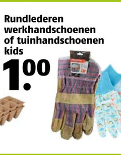  werkhandschoenen tuinhandschoenen rundlederen kids 