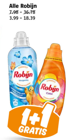  robijn wasmiddel wasverzachter 3.99 classica 1 color 