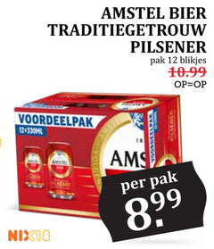  amstel blikjes bier 12 18 traditiegetrouw pilsener pak 330ml nix18 