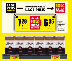  kanis en gunnink koffie 2 10 500 lage bovenop stuks stuk snelfiltermaling pak voorbehouden 