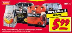  karmeliet hertog jan speciaalbieren 4 6 30 33 tripel grand prestige karakter tin pak nix18 5.99 