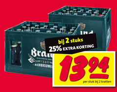  brand krat bier 2 25 stuks stuk kratten 