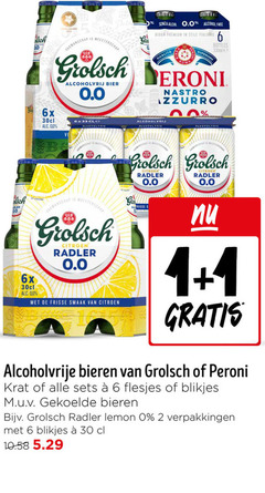  grolsch alcoholvrij bier 1 2 6 30 0.0 6x meesterschap senza alcohol free premium stile italiano qualita bottles 330ml nastro azzurro citroen radler frisse alcoholvrije bieren peroni krat blikjes lemon 