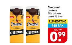  chocomel chocolademelk protein new enige proteine pakken liter pak 