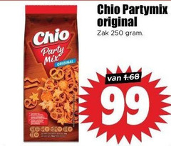  chio zoutjes 99 250 party mix original partymix zak 