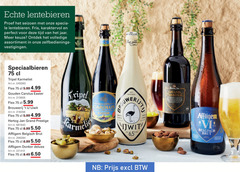  speciaalbieren lentebieren proef seizoen le fris karaktervol jaar assortiment vestigingen tripel karmeliet fles 5.99 gouden carolus easter brouwerij hertog jan grand prestige affligem belgisch brut donker wacht hop 5 zacht 