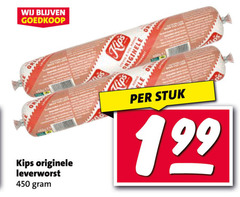 leverworst 450 kips originele stuk 