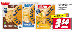  milner kaasplakken 1 2 6 10 15 150 nature high proteine oud 30 belegen jong 20 man kaas 35 pak pakken 
