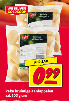  aardappelen 600 peka zak kruimige 