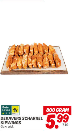  kipwings beter leven bescherming dekavers scharrel gekruid 5.99 