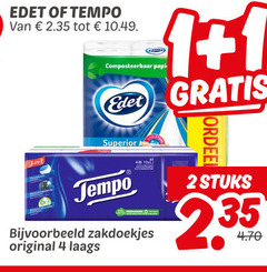 1 2 3 4 edet of tempo van     2.35 tot 10.49 . - in composteerbaar papi   gratis superior jempo 410x bijvoorbeeld zakdoekjes original laags ordeel stuks 4.70 