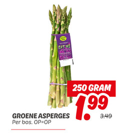  asperges 250 groene bos 