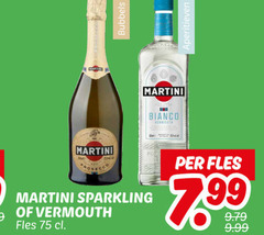  vermouth champagne sparkling wijn martini bianco fles 7 99 