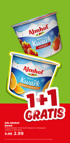  almhof kwark 1 2 50 500 volle aardbei verrukt yoghurt spaanse sinaasappel bekers combinatie 