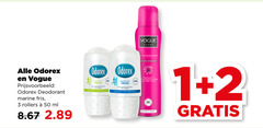  odorex vogue deodorant 1 2 3 50 marine fris rollers ml fresh flowers and sweet fruits 